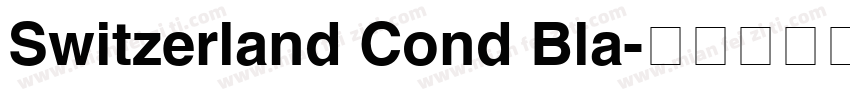 Switzerland Cond Bla字体转换